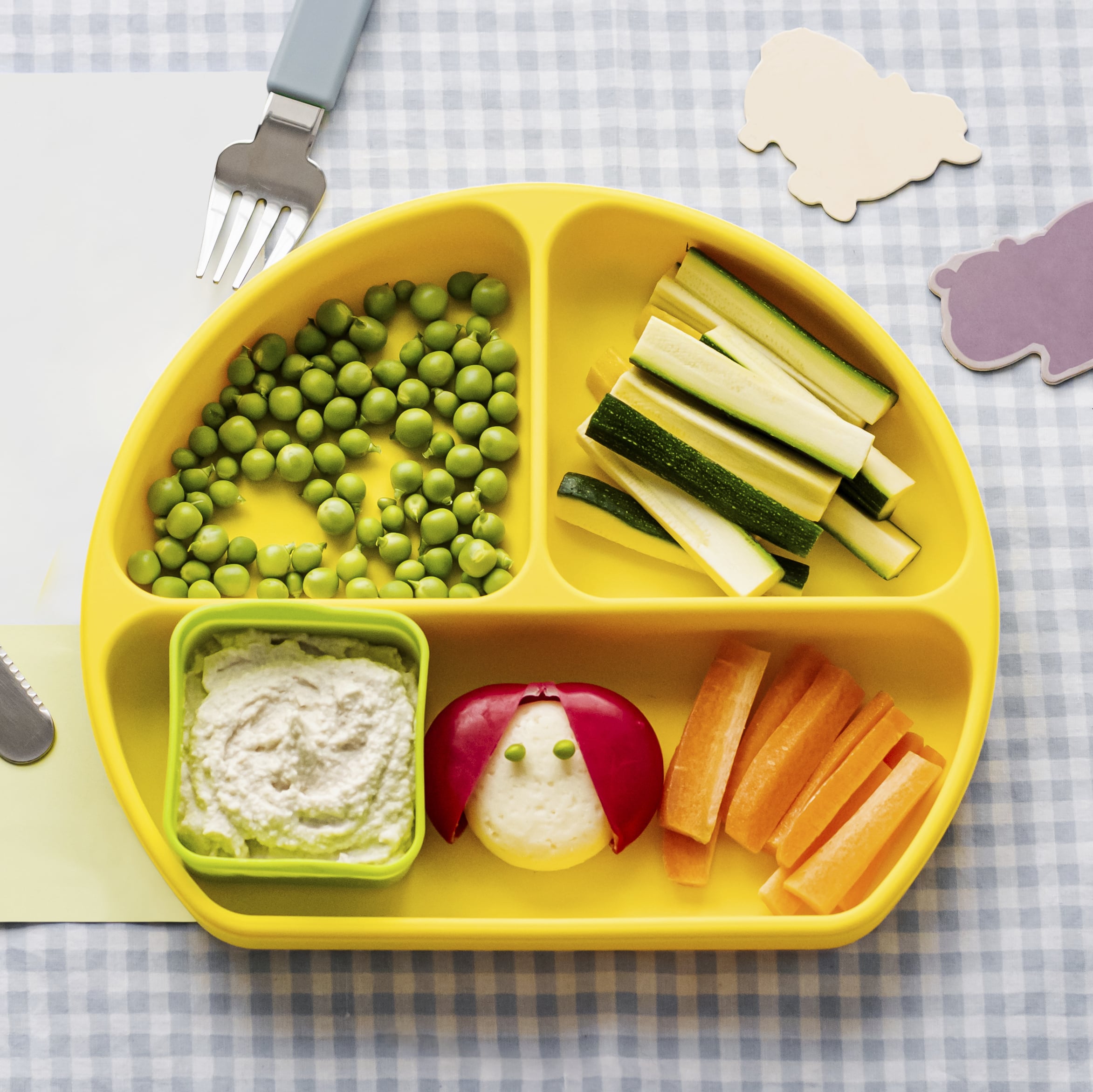 Food tray for weaning preparation